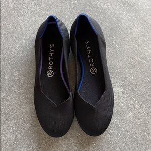 Rothy's Black and Blue Women's Flats